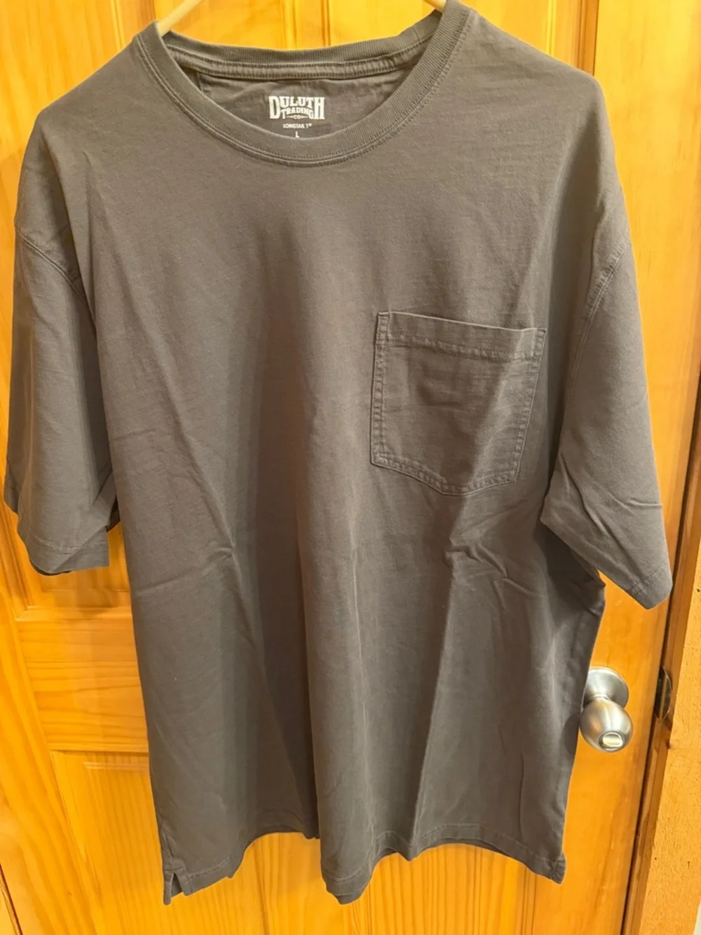 4 Duluth Trading Co Short Sleeve Pocket T-Shirts - Gray, Green, Brown x2 - Picture 2 of 7